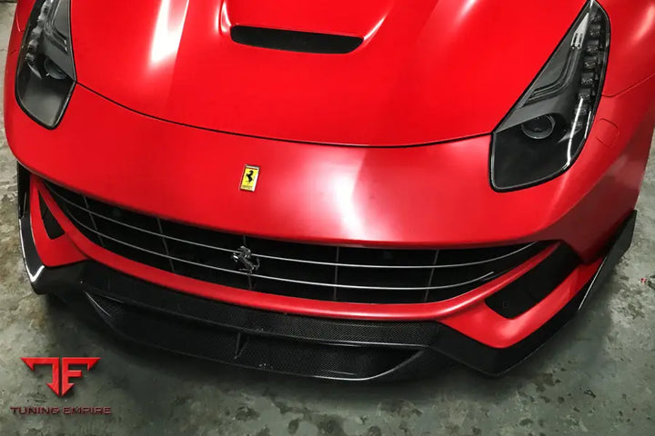 FERRARI F12 BERLINETTA DC STYLE CARBON FIBER FRONT LIP BSD