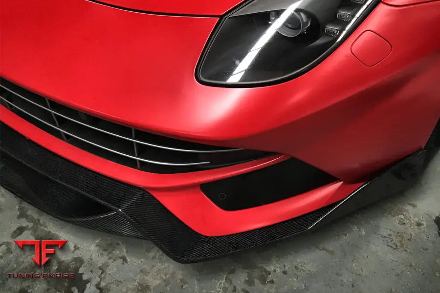 FERRARI F12 BERLINETTA DC STYLE CARBON FIBER FRONT LIP BSD
