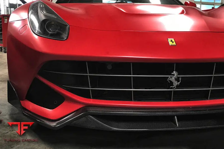 FERRARI F12 BERLINETTA DC STYLE CARBON FIBER FRONT LIP BSD
