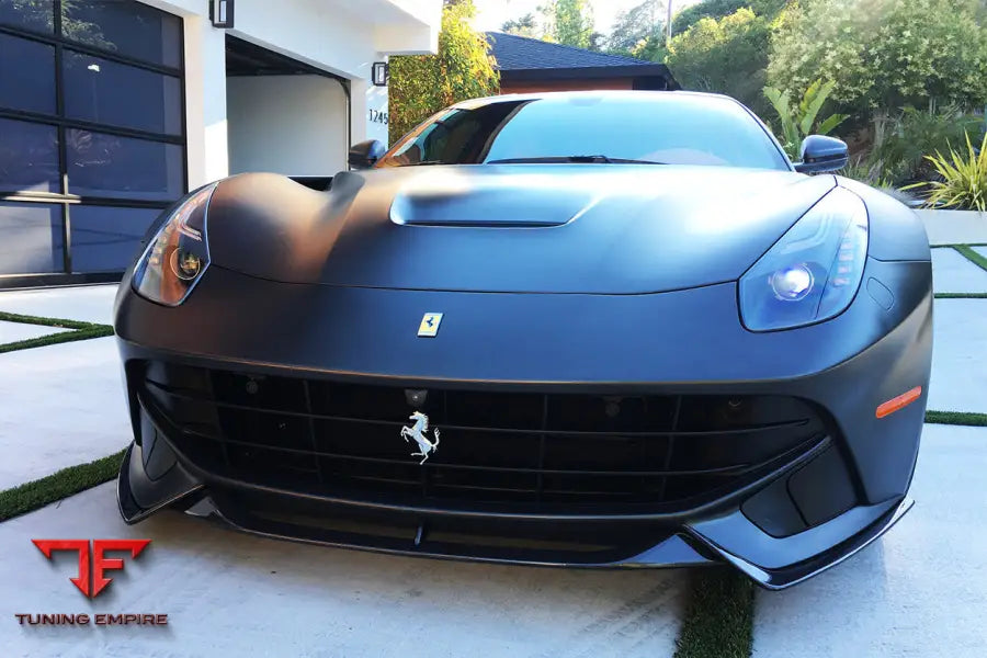 FERRARI F12 BERLINETTA RS STYLE CARBON FIBER FRONT LIP BSD