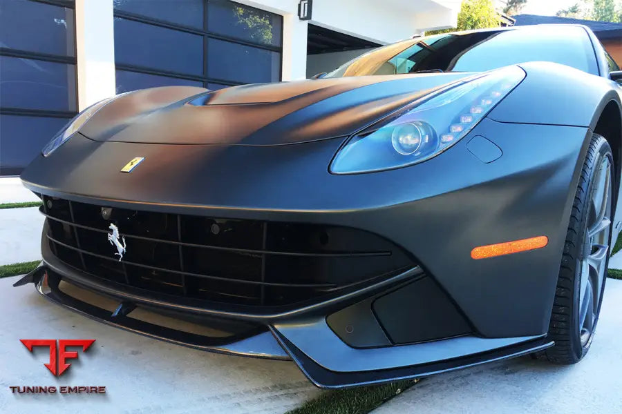 FERRARI F12 BERLINETTA RS STYLE CARBON FIBER FRONT LIP BSD
