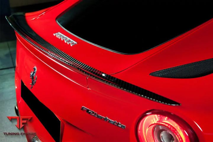 FERRARI F12 BERLINETTA RS STYLE CARBON FIBER TRUNK SPOILER BSD