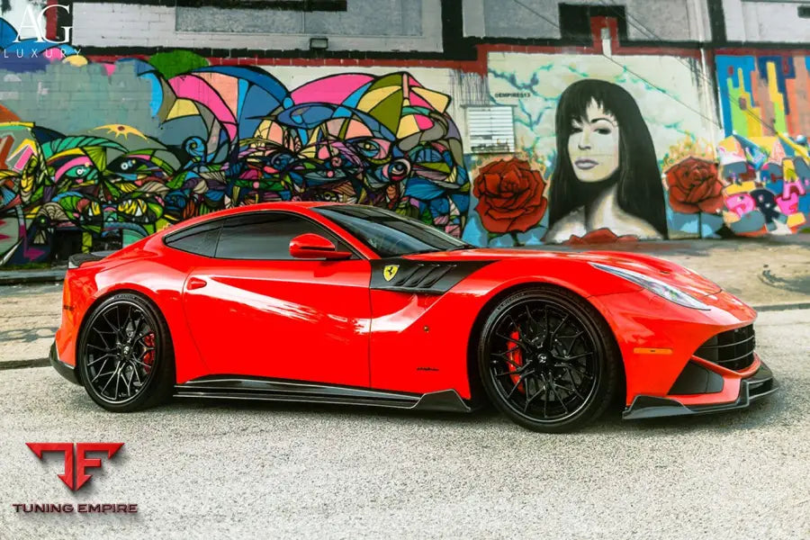 Ferrari F12 on custom forged wheels