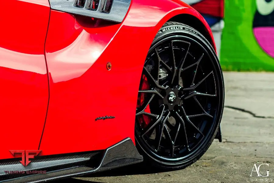 Ferrari F12 on custom forged wheels