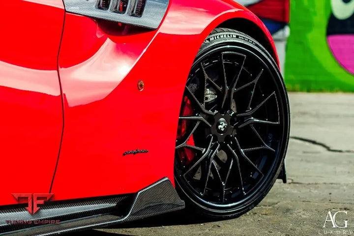 Ferrari F12 on custom forged wheels
