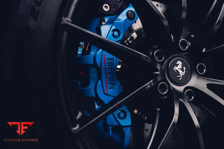 FERRARI F12TDF FORGED WHEELS AND EXHAUST SYSTEM
