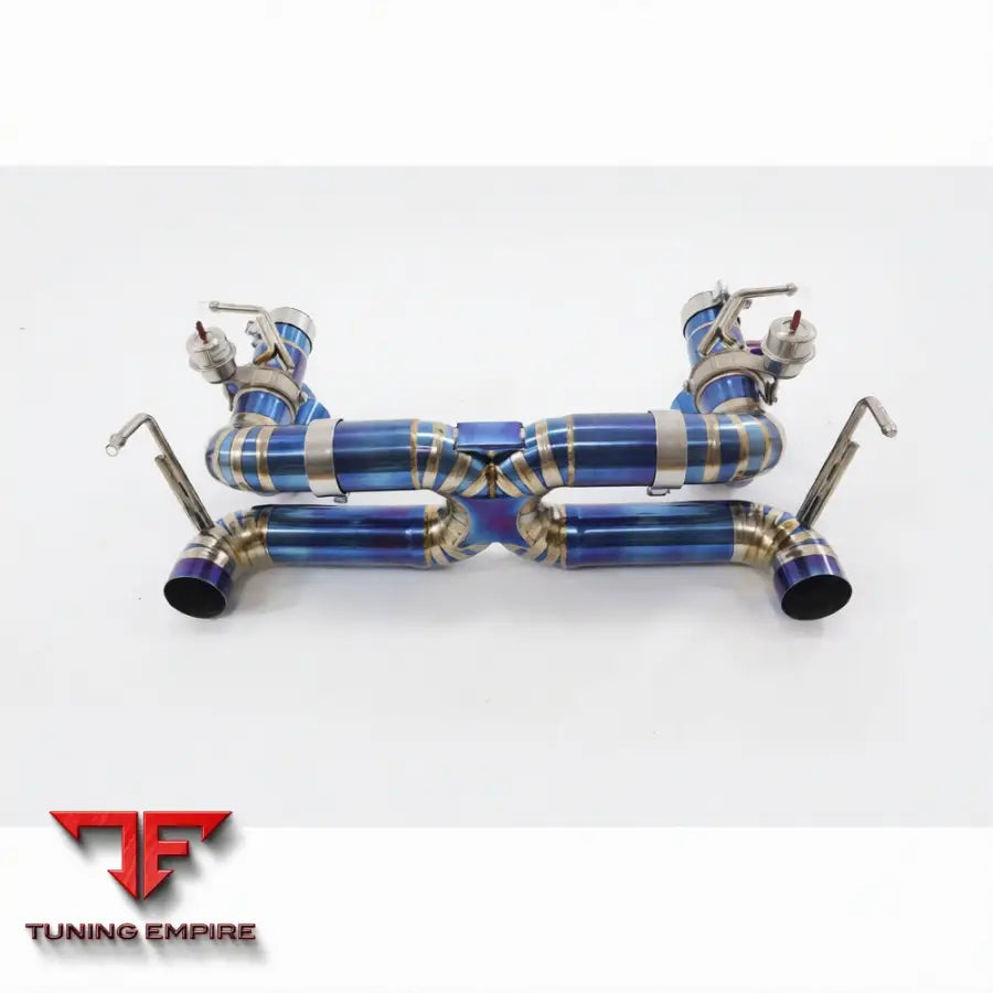 FERRARI F360 3.6L TITANIUM RAZOR EXHAUST DOWNPIPE WITH MUFFLER VALVE