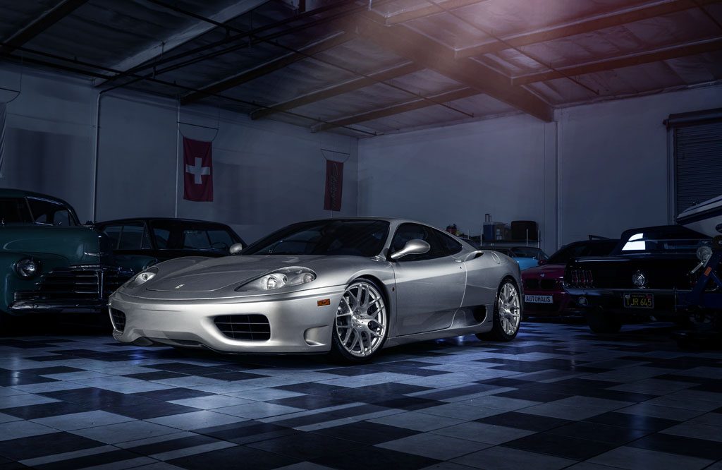 FERRARI F360 MODENA on custom forged wheels