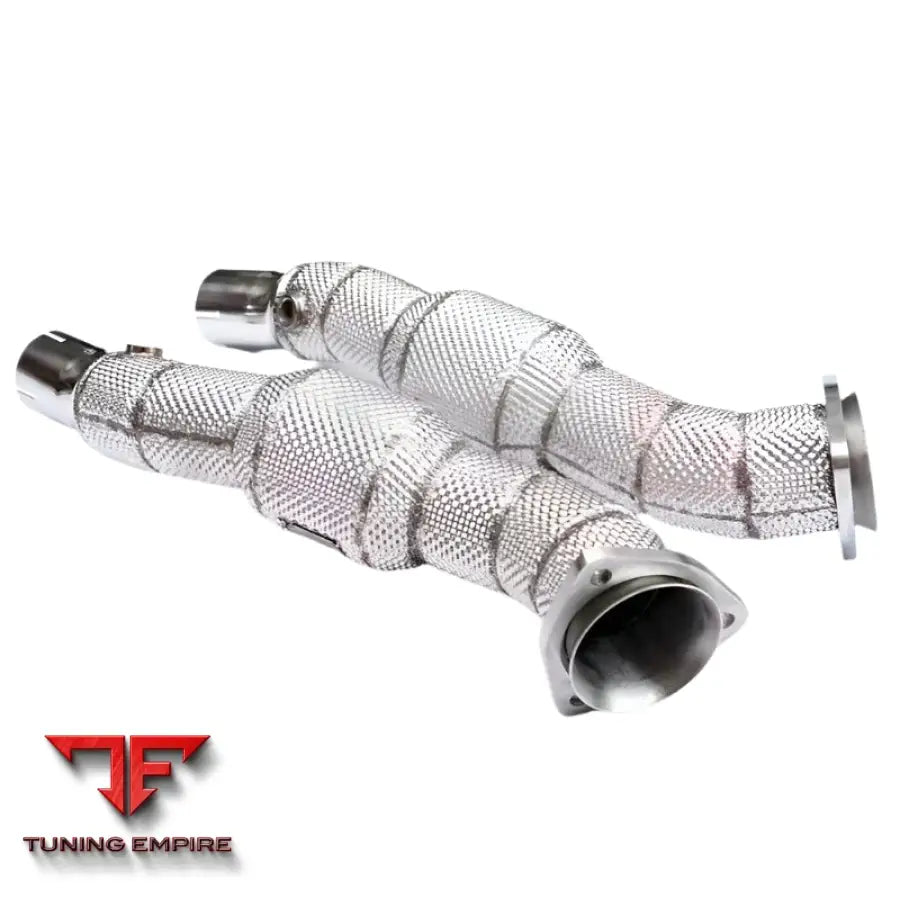 FERRARI F430 4.3 DOWNPIPES CATLESS OR CATTED 2010-2015