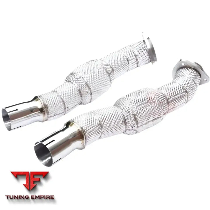 FERRARI F430 4.3 DOWNPIPES CATLESS OR CATTED 2010-2015