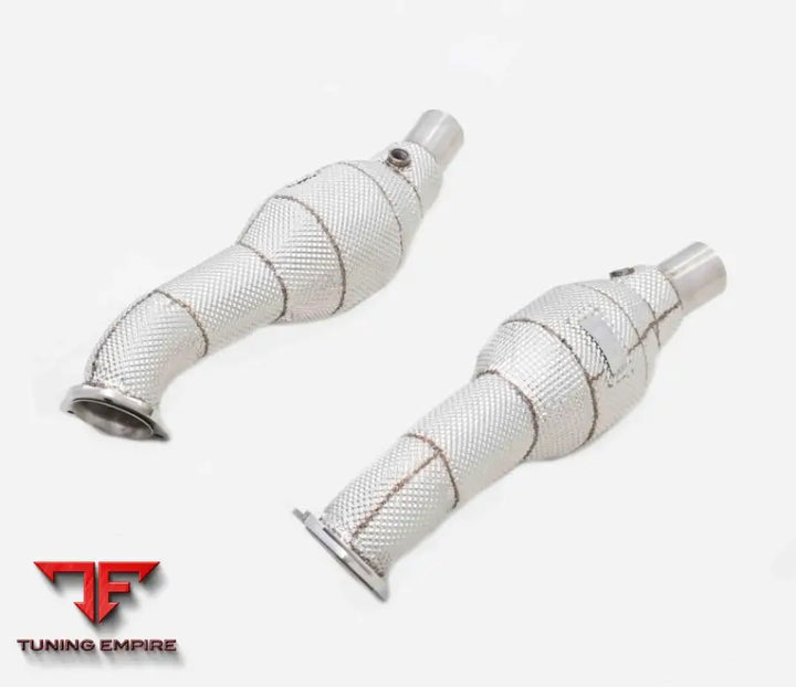 FERRARI F430 DOWNPIPES WITH SPORT CATS OR CATLESS
