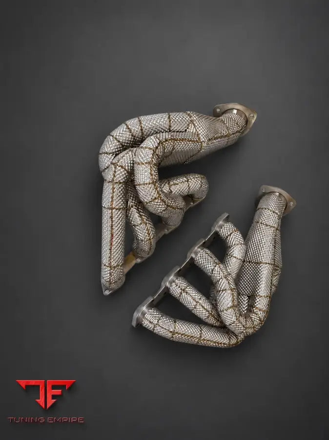 FERRARI F430 HEAT-WRAPPED HEADERS
