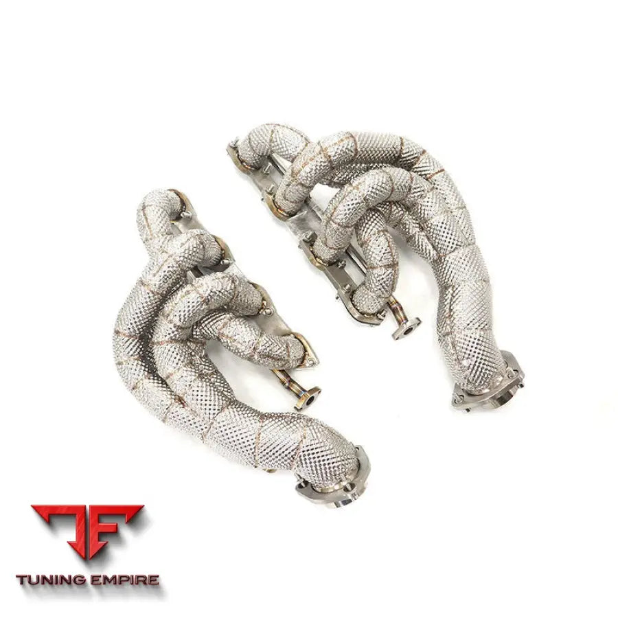 FERRARI F430 SC STAINLESS STEEL RAZOR EXHAUST HEADER MANIFOLD
