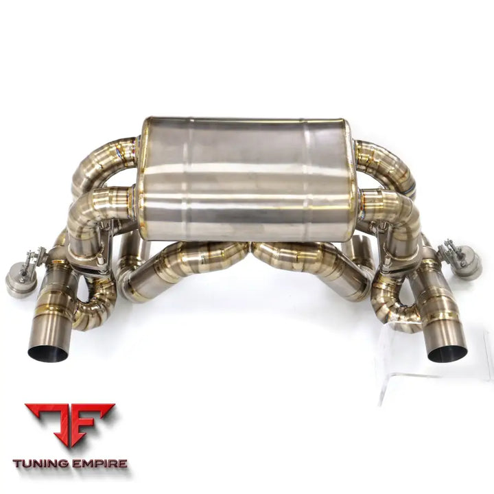 FERRARI F430 SCUDERIA 4.3L TITANIUM CATBACK RAZOR EXHAUST WITH VACUUM MUFFLER VALVE