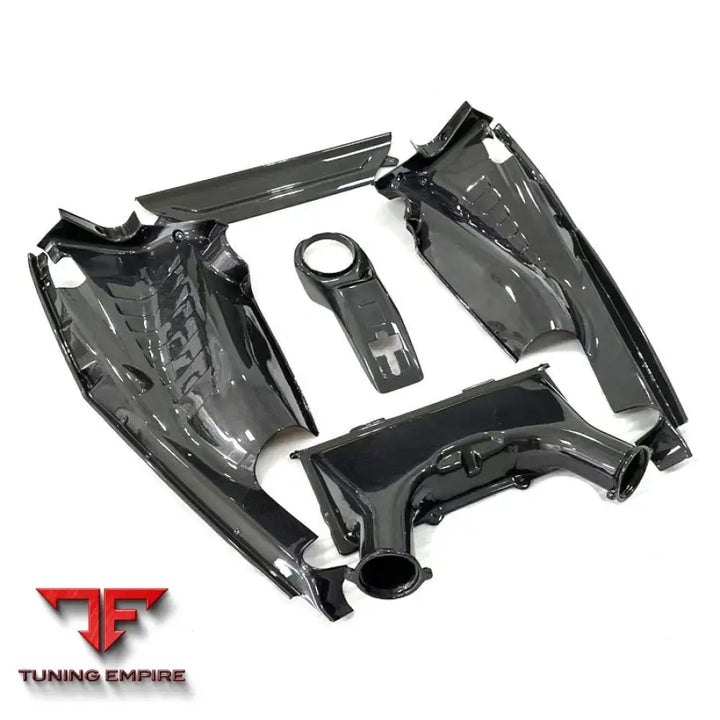 FERRARI F8 CARBON FIBER ENGINE BAY DRESS UP KIT