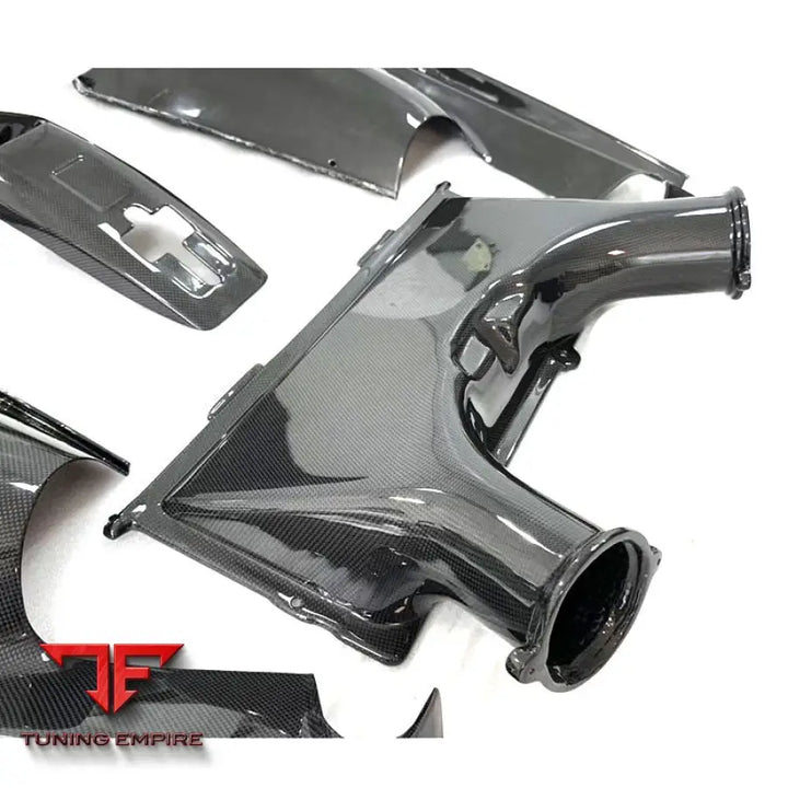 FERRARI F8 CARBON FIBER ENGINE BAY DRESS UP KIT