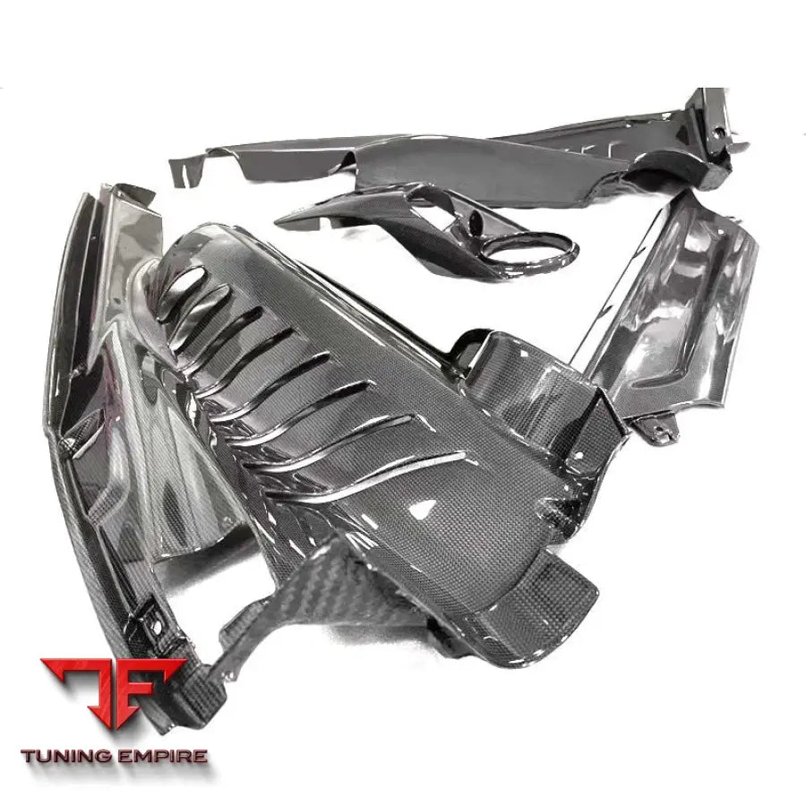 FERRARI F8 CARBON FIBER ENGINE BAY DRESS UP KIT