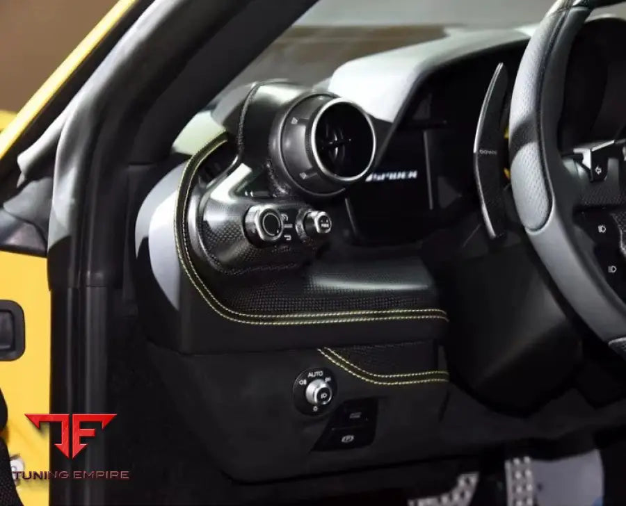 FERRARI F8 CARBON FIBER INTERIOR KITS