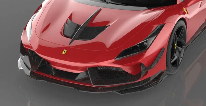 FERRARI F8 CARBON FIBER RAZOR AERO BODY KIT