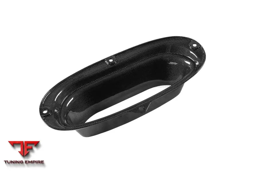 FERRARI F8 OEM STYLE DRY CARBON FIBER HOOD VENTS BSD