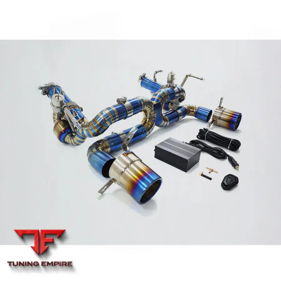 FERRARI F8 GTB Spider F142MFL 3.9T V8 TITANIUM CATBACK RAZOR EXHAUST