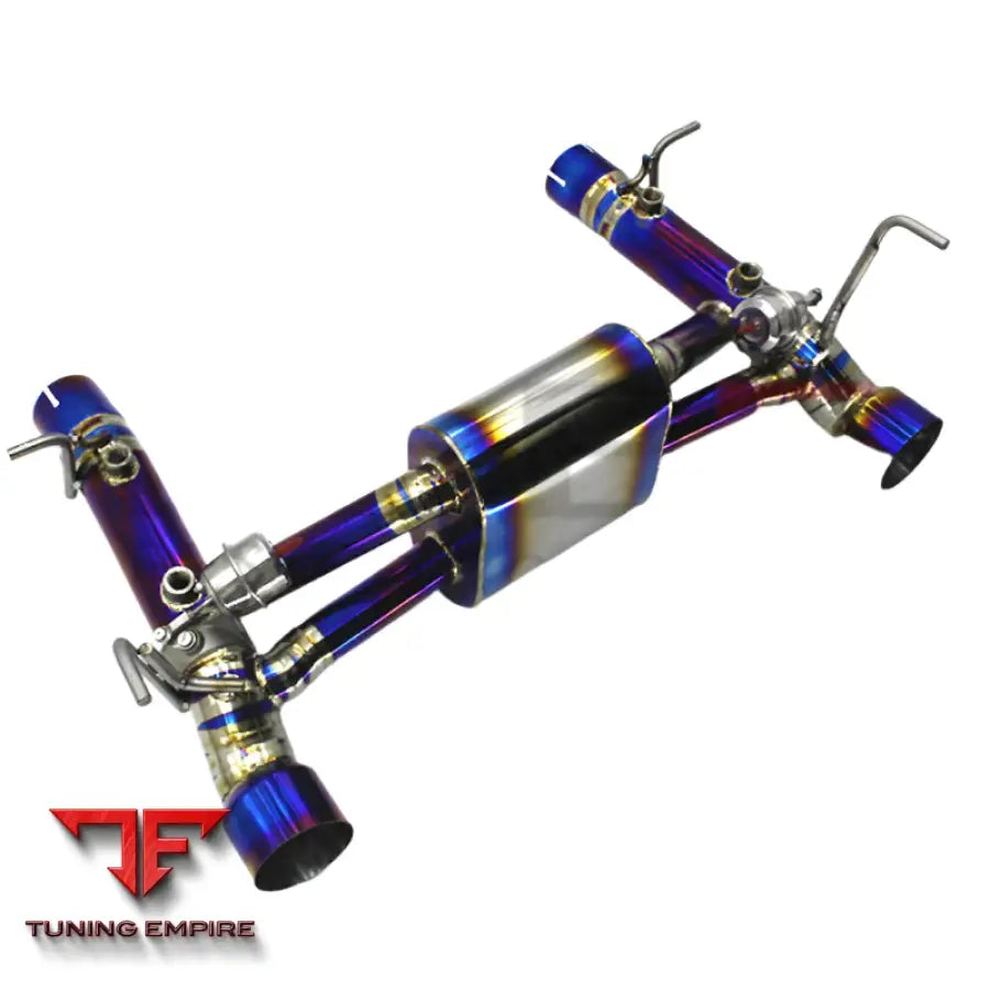 FERRARI F8 SPIDER 3.9 TITANIUM ALLOY CATBACK EXHAUST SYSTEM 2019+