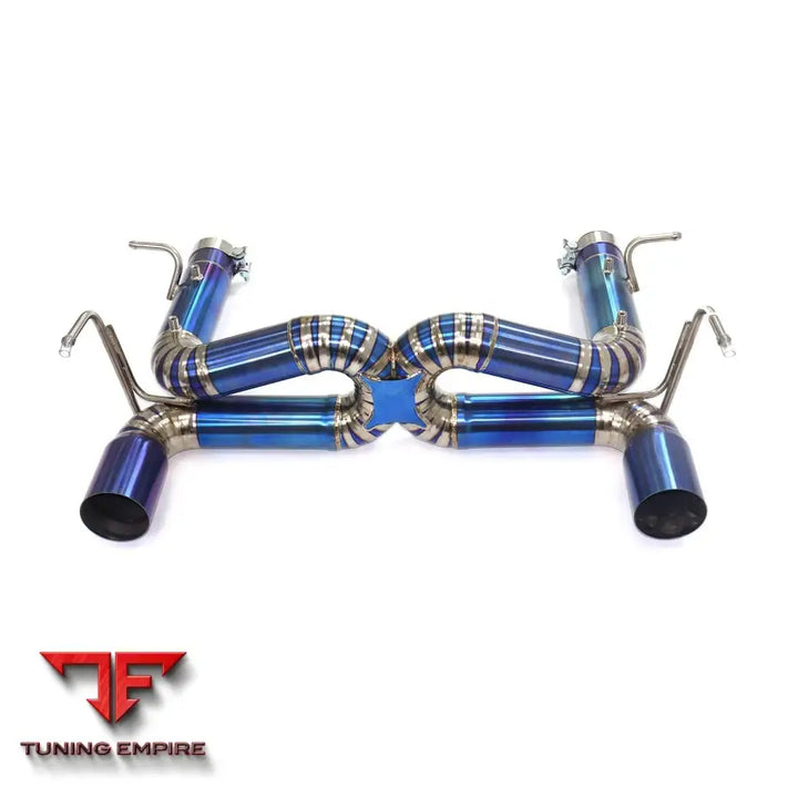 FERRARI F8 TITANIUM CATBACK RAZOR EXHAUST