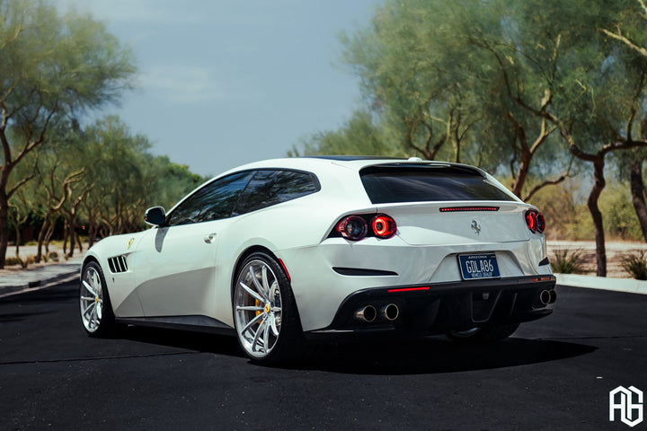 Ferrari GTC Lusso on custom forged wheels