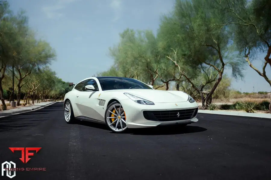 Ferrari GTC Lusso on custom forged wheels