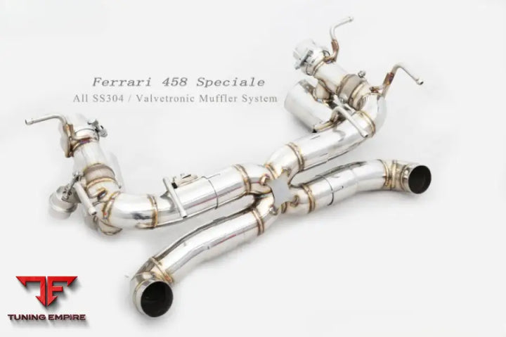 Ferrari Italia 458 Specialen All Ss304 Valvetronic Exhaust System