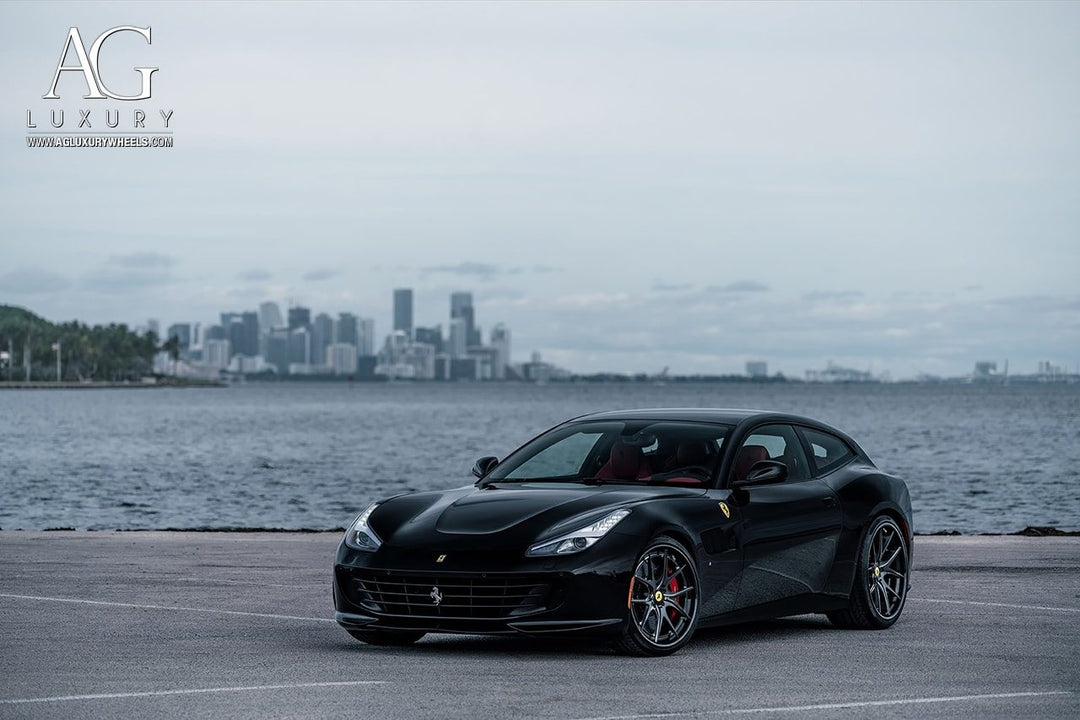 Ferrari Lusso on custom forged wheels