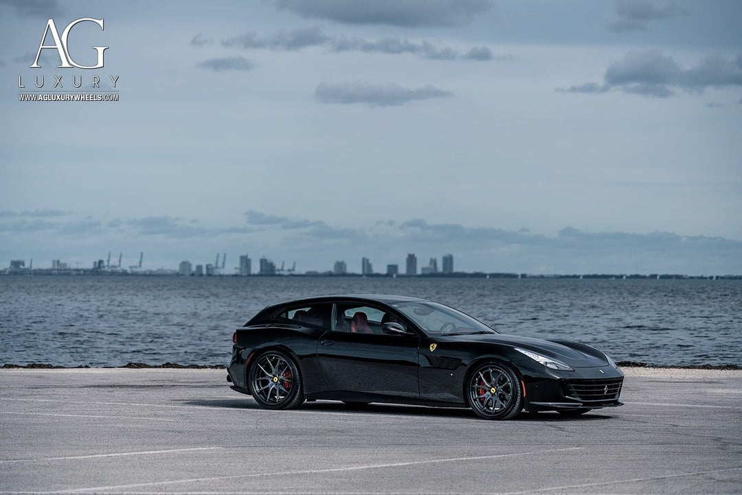 Ferrari Lusso on custom forged wheels