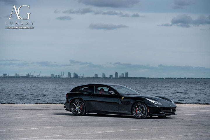 Ferrari Lusso on custom forged wheels
