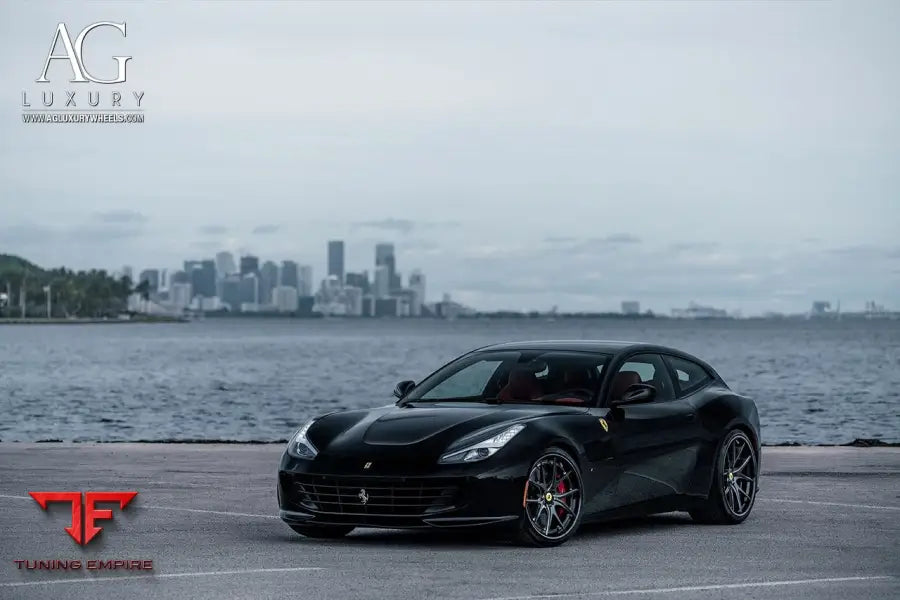Ferrari Lusso on custom forged wheels