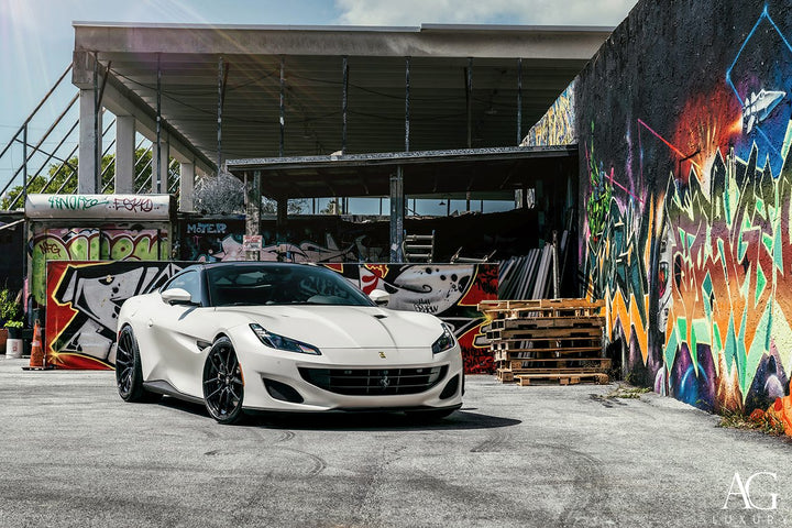 Ferrari Portofino on custom forged wheels