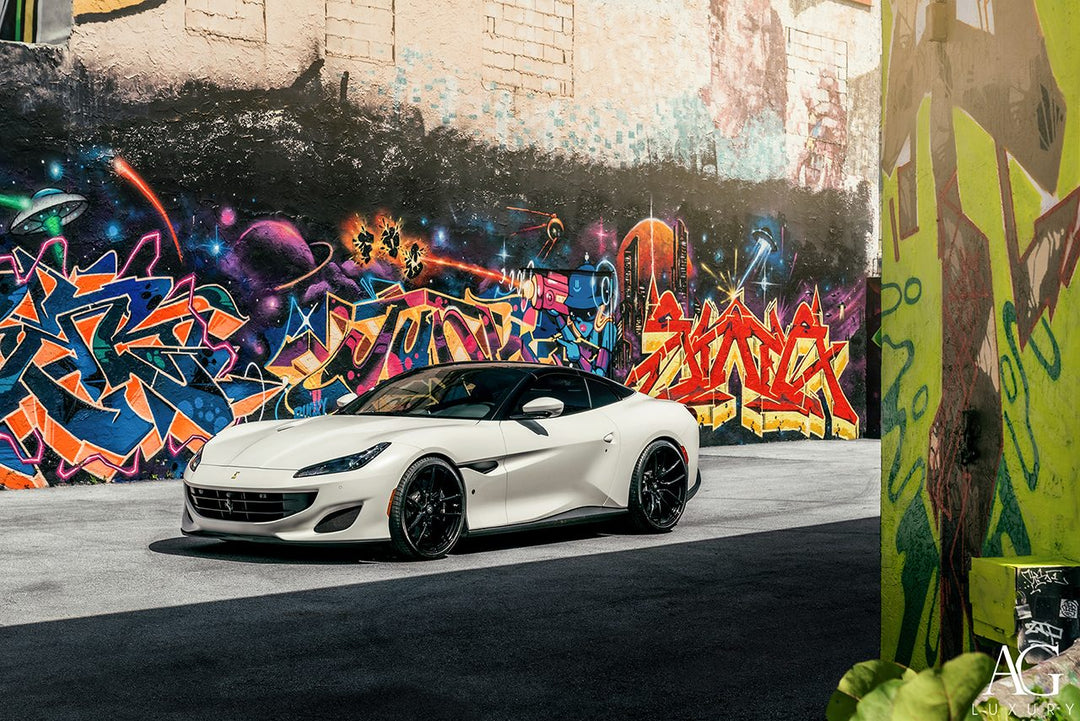Ferrari Portofino on custom forged wheels