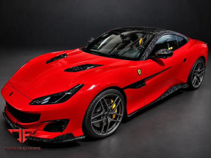 Ferrari Portofino carbon fiber kit side view