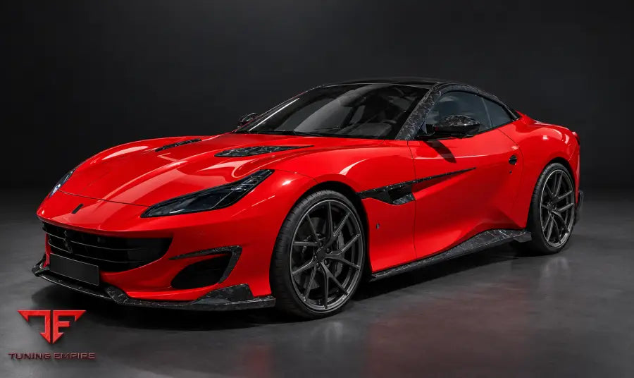 Ferrari Portofino carbon fiber kit full vehicle view
