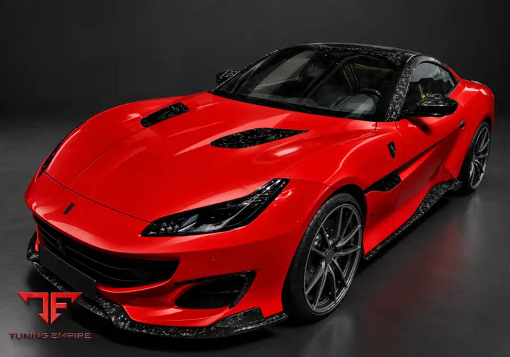 Ferrari Portofino carbon fiber aero details