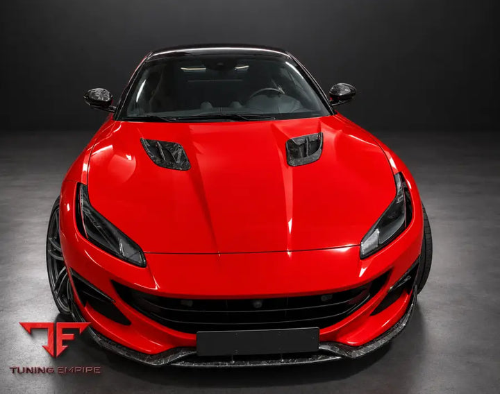 Ferrari Portofino carbon fiber kit front view