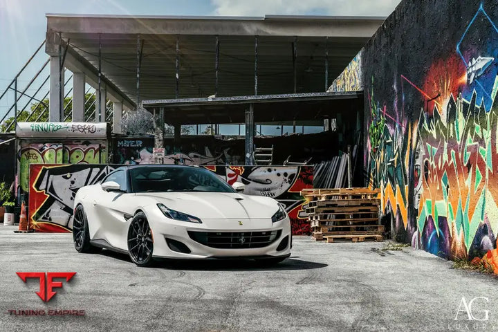 Ferrari Portofino on custom forged wheels