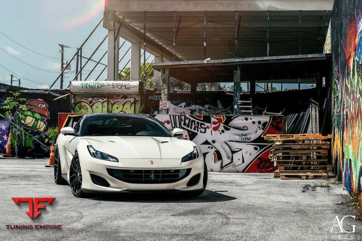 Ferrari Portofino on custom forged wheels