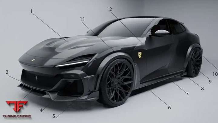 FERRARI PUROSANGUE CARBON FIBER RAZOR BODY KIT