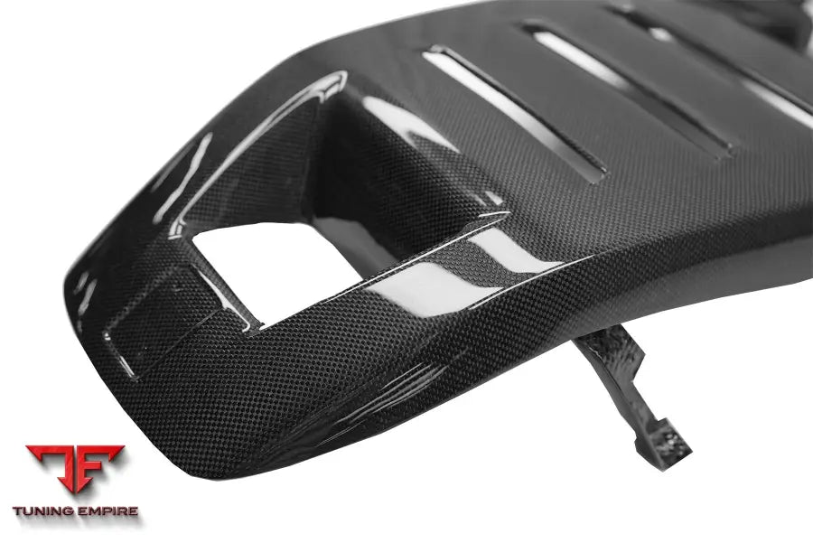 FERRARI PUROSANGUE FUV TYPE F175 OEM STYLE DRY CARBON FIBER INNER CENTER ENGINE COVER BSD