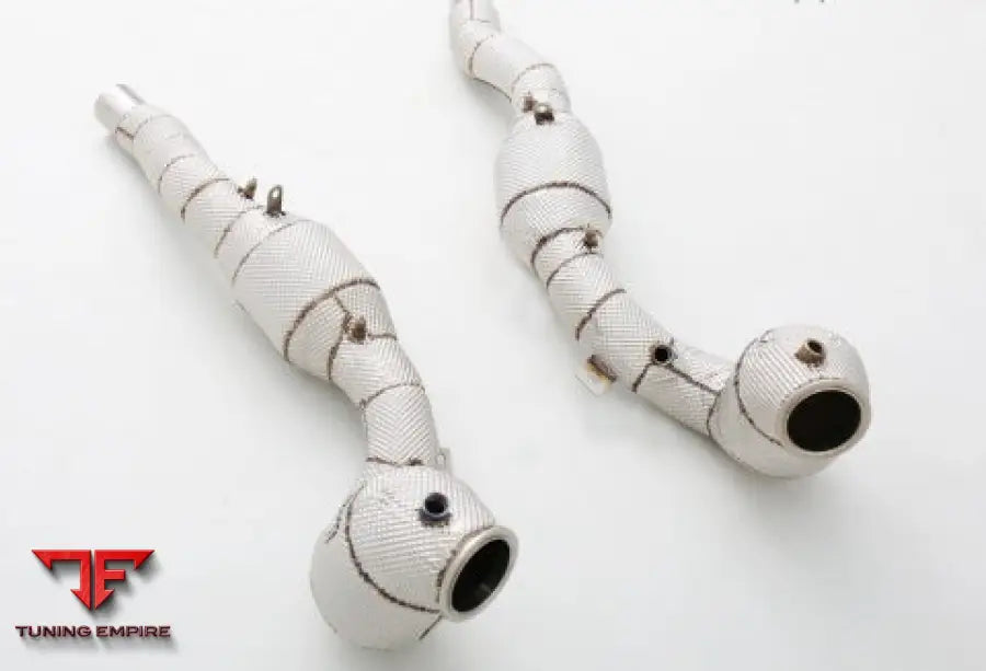 Ferrari Roma 3.9T All Ss304 Cat Downpipe With Heat Shield Exhaust System
