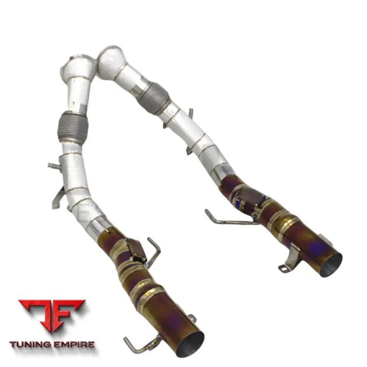 FERRARI SF90 3.9T V8 DOWNPIPE CATBACK TITANIUM EXHAUST SYSTEM 2019-2023