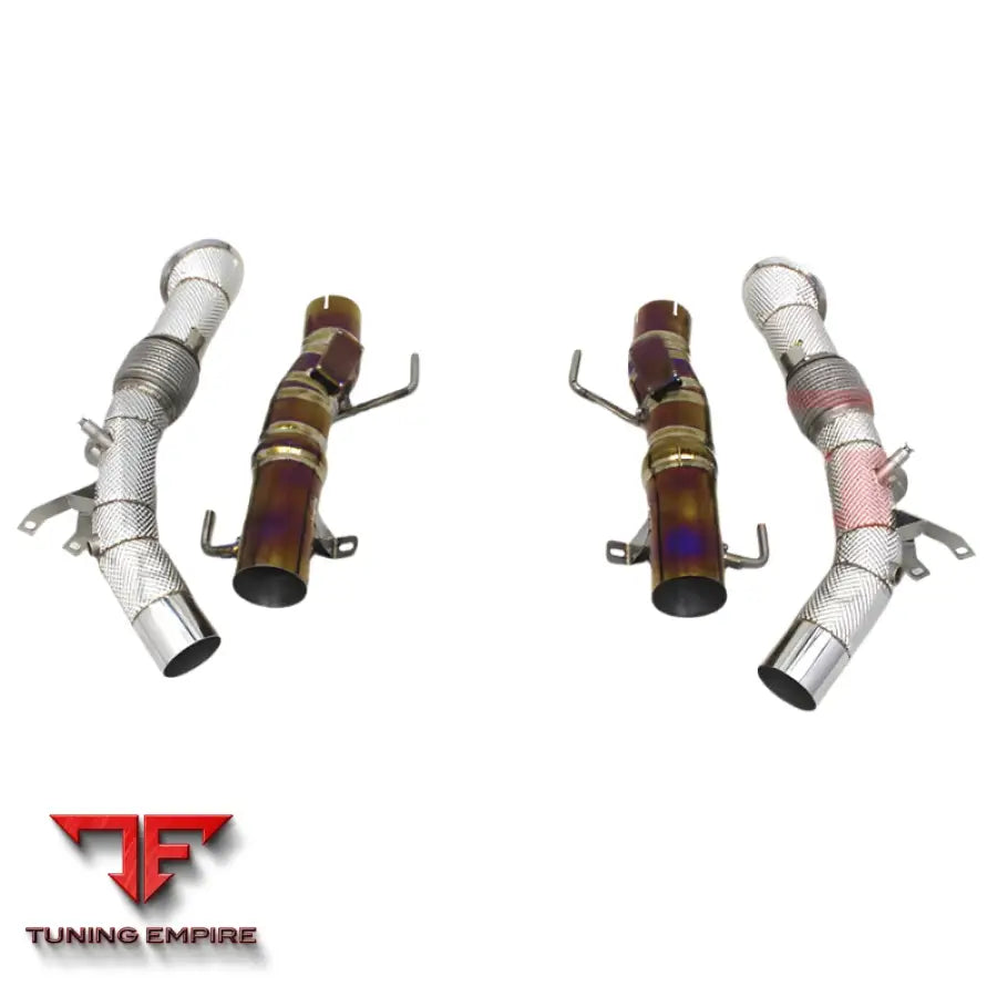 FERRARI SF90 3.9T V8 DOWNPIPE TITANIUM EXHAUST SYSTEM 2019-2023