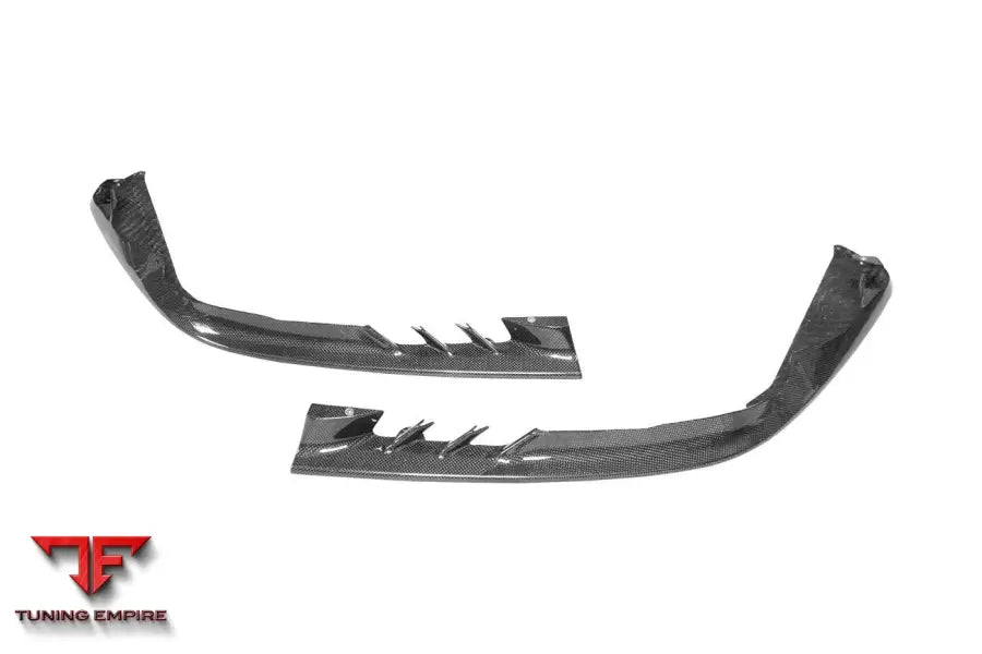 FERRARI SF90 STRADALE OE STYLE AUTOCLAVE CARBON FIBER FRONT BUMPER SIDE SPLITTER BSD
