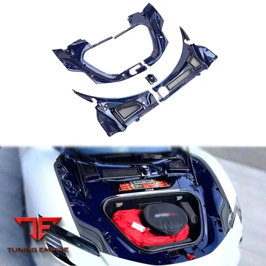 FERRARI SF90 CARBON FIBER FRONT TRUNK LID COVER INTERIOR TRIM KIT