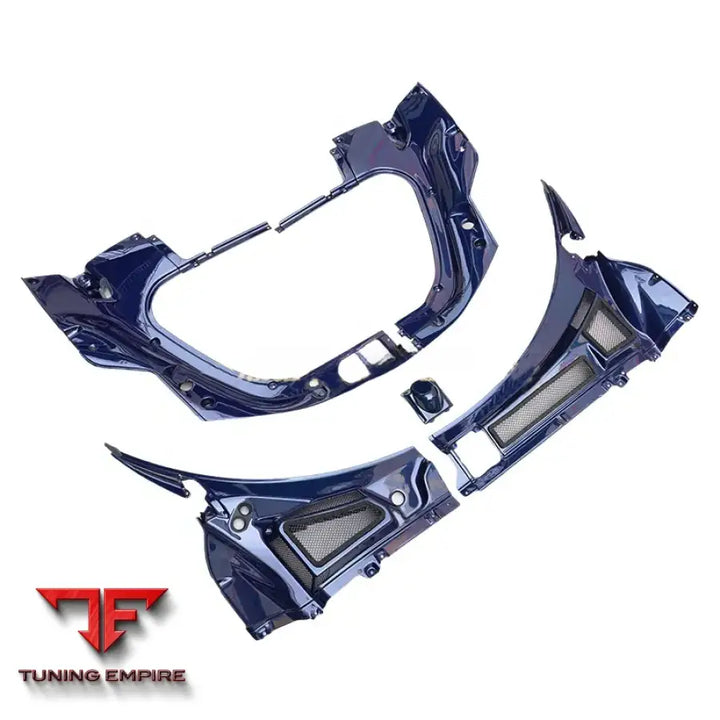 FERRARI SF90 CARBON FIBER FRONT TRUNK LID COVER INTERIOR TRIM KIT